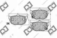 Комплект тормозных колодок DJ PARTS BP1466