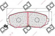 Комплект тормозных колодок DJ PARTS BP1861