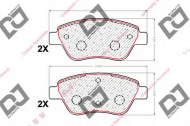 Комплект тормозных колодок DJ PARTS BP1892