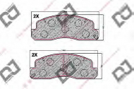 Комплект тормозных колодок DJ PARTS BP1576