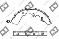 Комлект тормозных накладок DJ PARTS BS1308