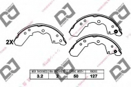 Комлект тормозных накладок DJ PARTS BS1311