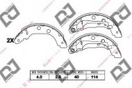 Комлект тормозных накладок DJ PARTS BS1405