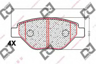 Комплект тормозных колодок DJ PARTS BP1917