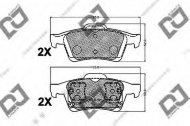 Комплект тормозных колодок DJ PARTS BP1392