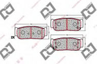 Комплект тормозных колодок DJ PARTS BP1628