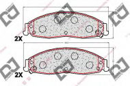Комплект тормозных колодок DJ PARTS BP2069