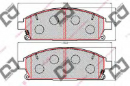 Комплект тормозных колодок DJ PARTS BP2145
