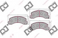 Комплект тормозных колодок DJ PARTS BP1721