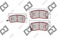 Комплект тормозных колодок DJ PARTS BP1596