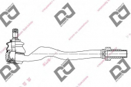 Шарнир DJ PARTS DE1123