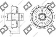 Тормозный барабан DJ PARTS BR1092