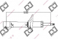 Амортизатор DJ PARTS DS1206GS