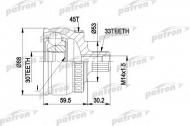 Шарнирный комплект PATRON PCV1239