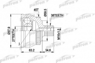 Шарнирный комплект PATRON PCV1267