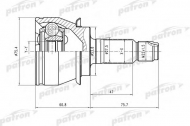 Шарнирный комплект PATRON PCV1480