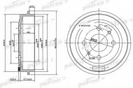 Тормозный барабан PATRON PDR1044