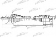 Вал PATRON PDS1116