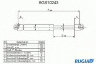 Газовая пружина BUGIAD BGS10243