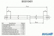 Газовая пружина BUGIAD BGS10401