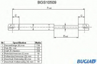 Газовая пружина BUGIAD BGS10509
