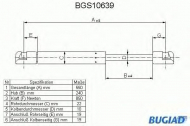 Газовая пружина BUGIAD BGS10639