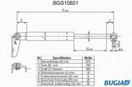 Газовая пружина BUGIAD BGS10601