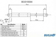 Газовая пружина BUGIAD BGS10084
