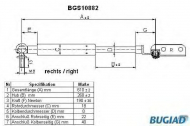 Газовая пружина BUGIAD BGS10882