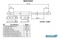 Газовая пружина BUGIAD BGS10893
