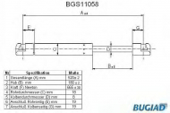Газовая пружина BUGIAD BGS11058
