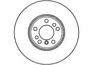 Тормозной диск NATIONAL NBD1080
