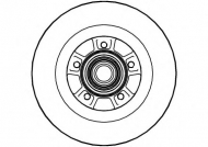 Тормозной диск NATIONAL NBD1299