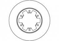Тормозной диск NATIONAL NBD465