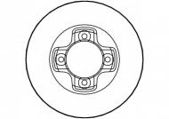 Тормозной диск NATIONAL NBD195