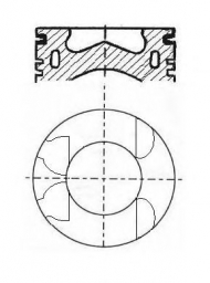 Поршень NÜRAL 87-422400-00