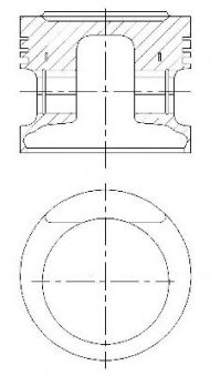 Поршень NÜRAL 87-109700-20