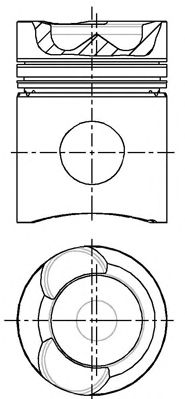 Поршень NÜRAL 87-405600-60