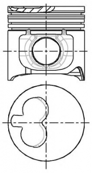 Поршень NÜRAL 87-523100-00
