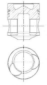Поршень NÜRAL 87-337500-30