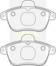 Комплект тормозных колодок BRECK 21504 00 W