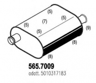 Амортизатор ASSO 565.7009