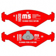 Комплект тормозных колодок MASTER-SPORT 13-0460-7128-2-SET-MS
