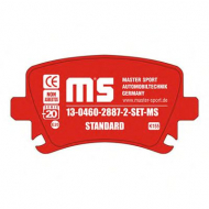 Комплект тормозных колодок MASTER-SPORT 13-0460-2887-2-SET-MS