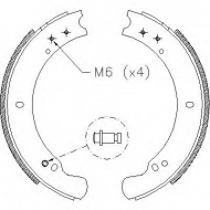 Комлект тормозных накладок WOKING Z4162.00