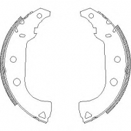 Комлект тормозных накладок WOKING Z4176.00