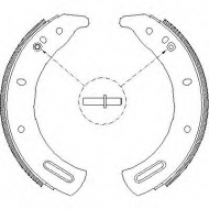 Комлект тормозных накладок WOKING Z4285.00