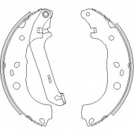 Комлект тормозных накладок WOKING Z4206.01