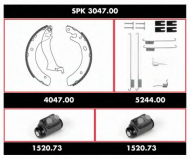Комплект тормозов WOKING SPK 3047.00