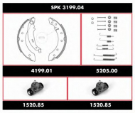 Комплект тормозов WOKING SPK 3199.04